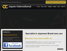 Tablet Screenshot of ccjapaninternational.com